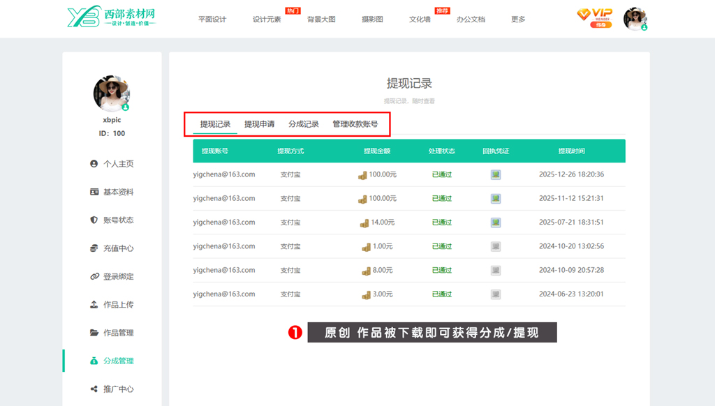 积分提现