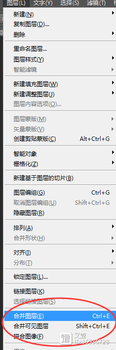ps盖印图层的快捷键是什么